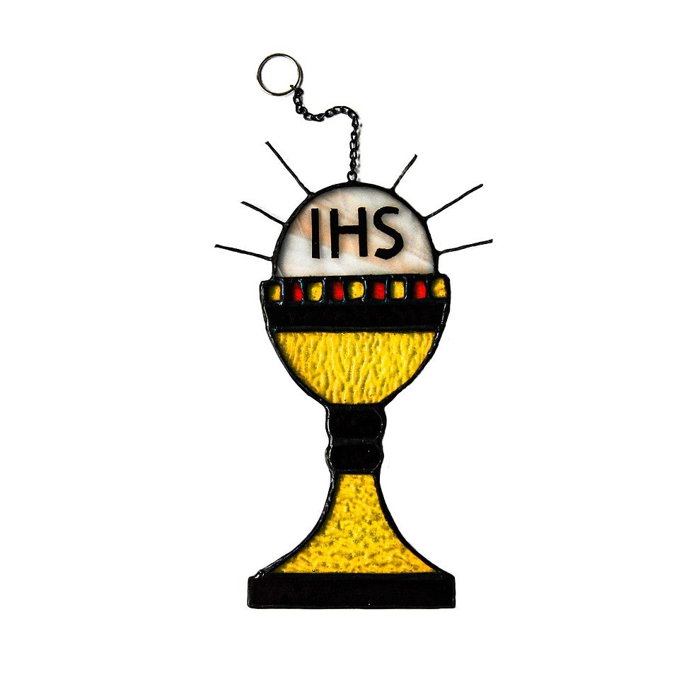 First communion chalice stained glass