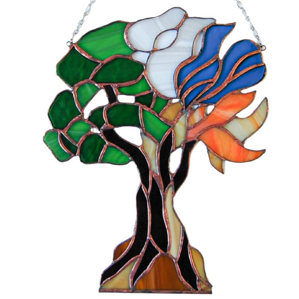 Life tree stained glass