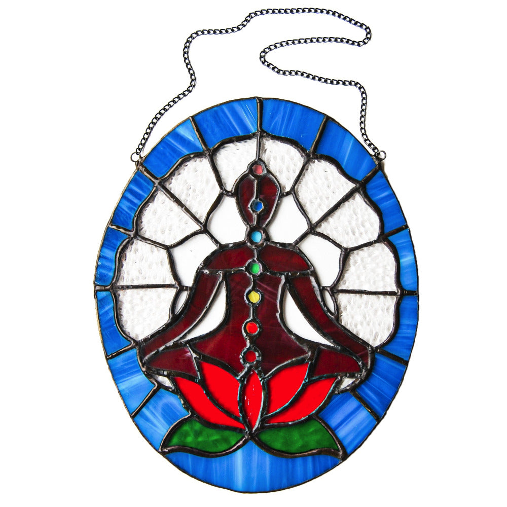 Stained glass Buddha