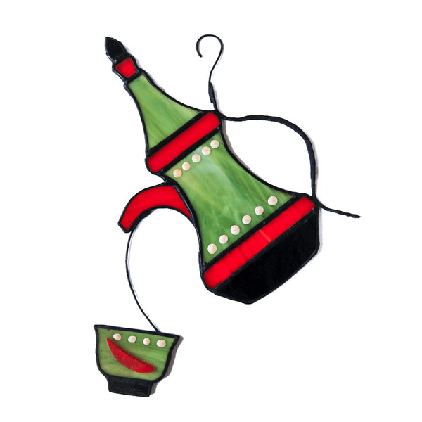 Stained glass coffee pot Play The Glass