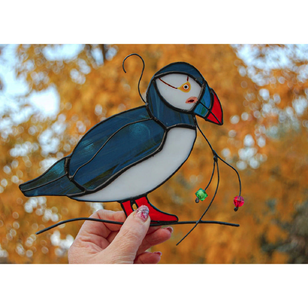 puffin suncatcher