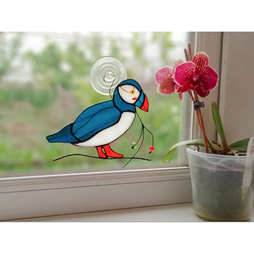 puffin suncatcher