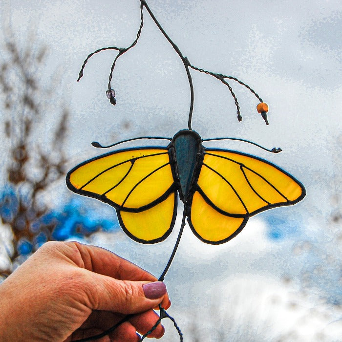 Stained glass butterfly