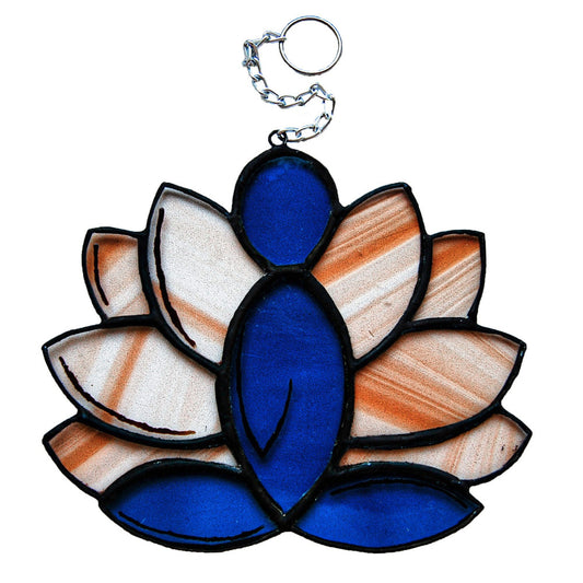 Stained glass lotus