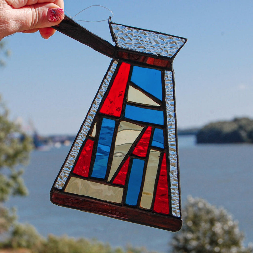 Stained glass coffee cezve