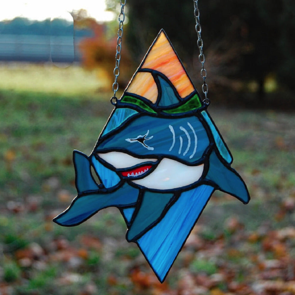 shark window decoration